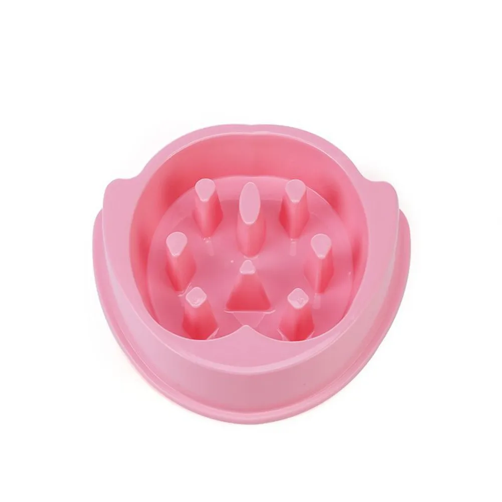 pink 6 Устройство для кормления собак, миска для воды, продукт для домашних животных, миска для медленной еды, щенок, собака и собаки, для путешествий, маленькая, для улицы, большая - Цвет: pink 6
