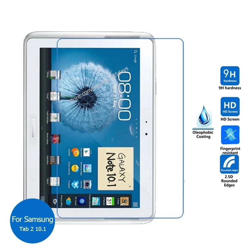Protector de pantalla de vidrio templado para tableta Samsung Galaxy Tab 2 10,1, película protectora para Tab2, GT-P5100, P5100, P5110 P, 5100