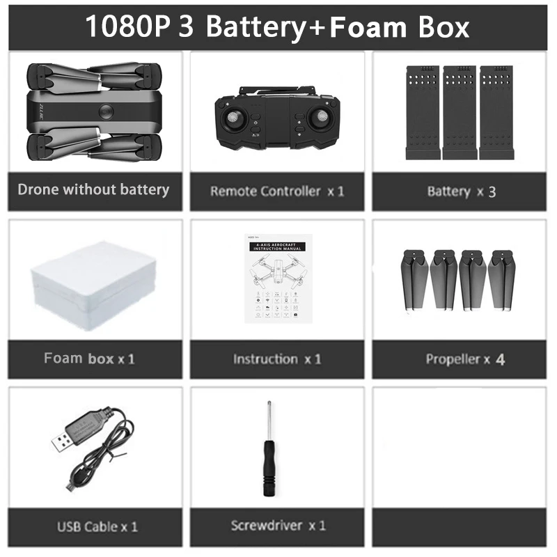 1080P 3Battery FB SG706 4K Дрон профессиональный зум управление камера Дрон 1080P Wi-Fi FPV широкоугольная двойная камера RC Квадрокоптер складной Дрон VS E38 - Цвет: 1080P 3Battery FB