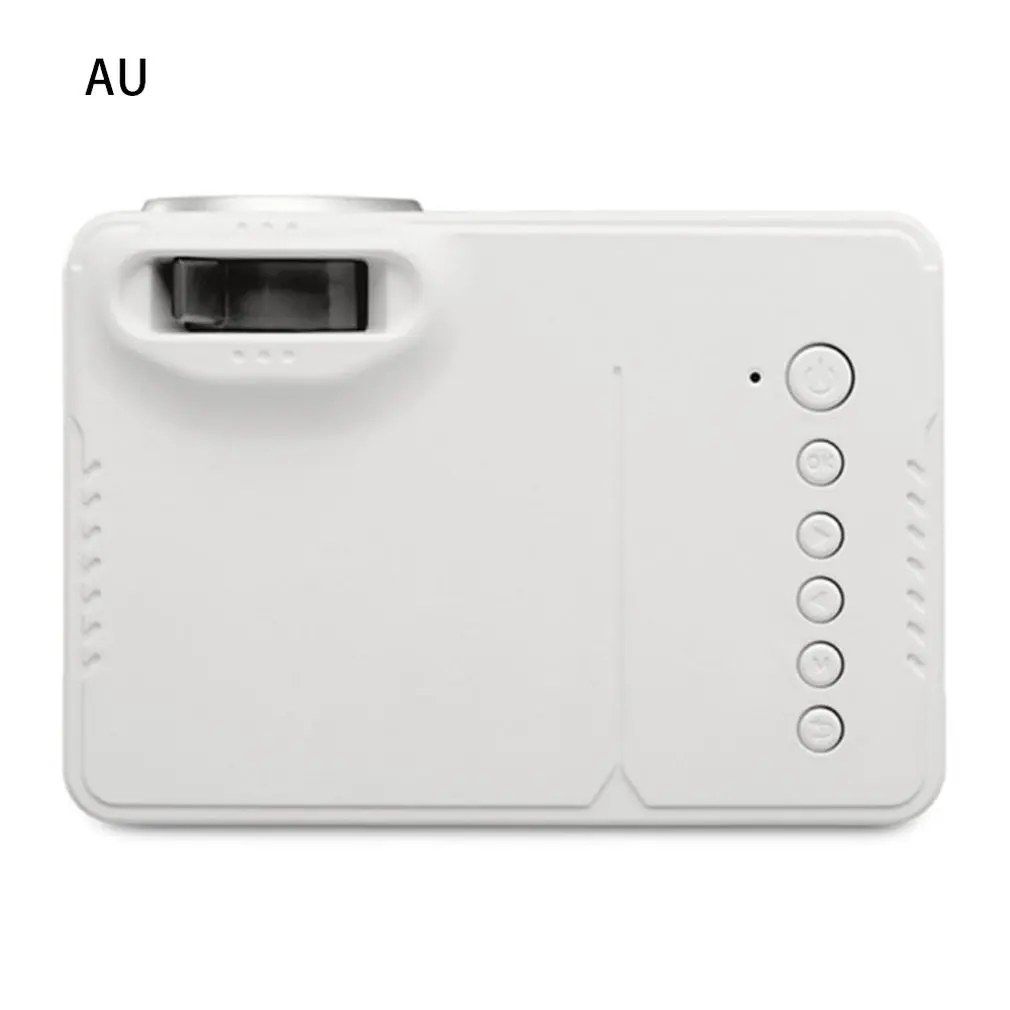 

814 Mini Micro White Portable Home Entertainment Projector Supports 1080P Hd Mobile Phone Connection Projector