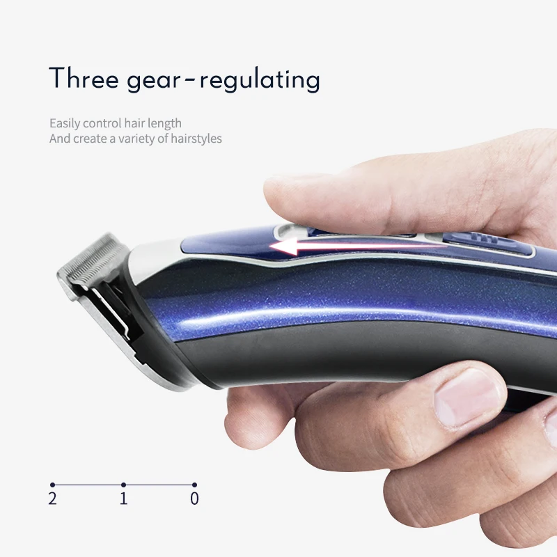  Kemei Hair Clipper Barber Hair Trimmer Electric Clipper Razor Shaver Beard Trimmer Men Shaving Mach