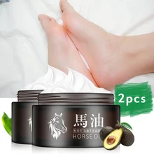 2 шт., масло ши, лошадиное масло, крем для ног, смягчающее кожу, масло для ног, антибактериальное, против зуда, запаха пота, восстанавливающий мазь, крем