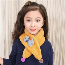 Милый осенне-зимний детский шарф; зимний шарф для маленьких детей; аксессуары; шаль для маленьких девочек; зимний теплый шарф для малышей; шерстяные шарфы