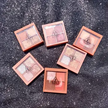 

GUICAMI Four Color Eye Shadow Cloud Four Palates Matte Eye Shadow Dish