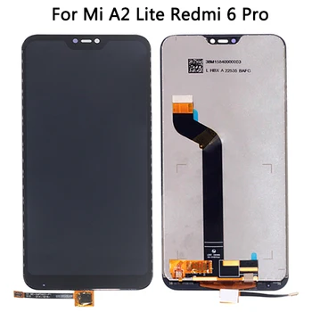 

For Xiaomi Redmi 6 Pro LCD Display Touch Screen Assembly For Xiaomi Mi A2 Lite LCD Touch Sensor Digitizer Panel Replacement