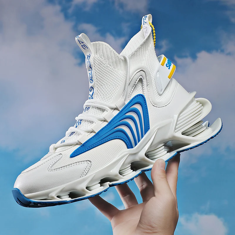 Мужские кроссовки для бега сетчатые Нескользящие мягкие амортизирующие