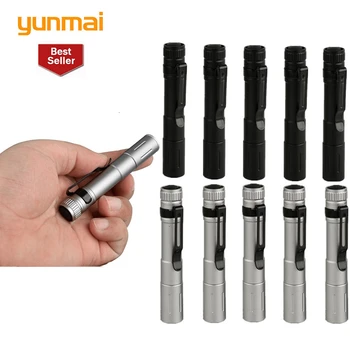 

3 Model 2000LM Mini portable Small penholder Led Flashlight Night Walking lighting Car Maintenance work Torch Aluminum alloy
