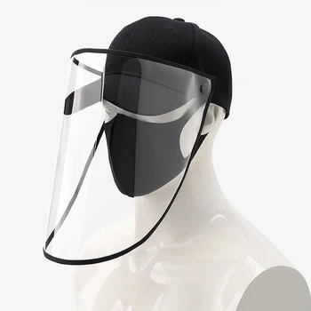 

Fashion Anti Pollution Removable Protective Baseball Cap Reusable Masks Anti-fog Hat Anti-ultraviolet Isolation Mask Sun Hat