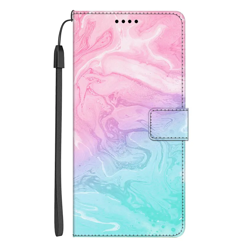 cases for oppo black For Oppo A16s A16 Case Wallet Flip Leather Phone Cases for OPPO Reno 6 Pro Plus 5G / Realme C21Y Stand BOOK Cover bags Coque best case for android phone Cases For OPPO