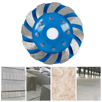 

4" 100mm Diamond Segment Grinding Concrete Cup Wheel Disc Granite Stone Cutting For Machines Rugged