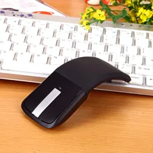 Горячие продажи! Модная Беспроводная складная USB подключенная мышь для компьютера беспроводная мышь для ноутбука Складная Arc Touch фотоэлектрическая мышь
