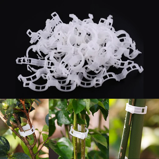 Üvegházhatású Növények Rögzítő Klipek Kerti Virágok Kötött Köteg Ág Klip Szorító Szerszámok Kellékek Növényi 50 Db