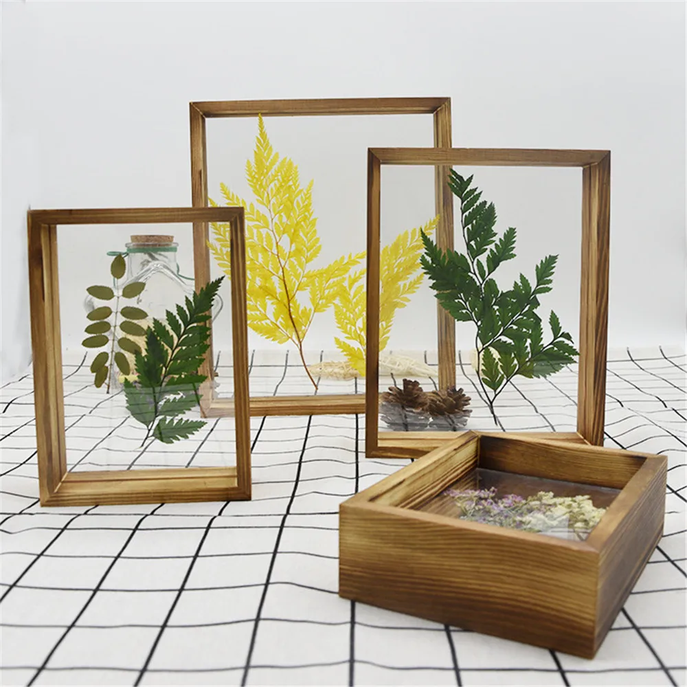 Wood Canvas Frame Wood Photo Frame Photo Frame Wood Frame Art Frames Wood Picture Frame Wooden Vintage Photo Frame Home Decor Art Mini Pictures Frames Picture Holder Plant Specimen Holder DIY Frame Wedding Decor