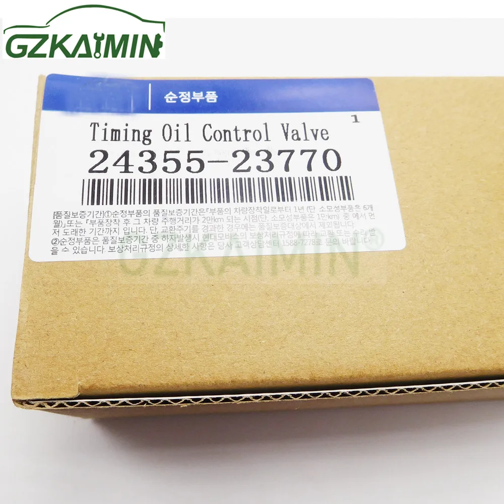 OEM 24355-23770 24355-23800 VVT синхронизация масла управление Соленоидный клапан подходит для 05-12 hyundai Kia