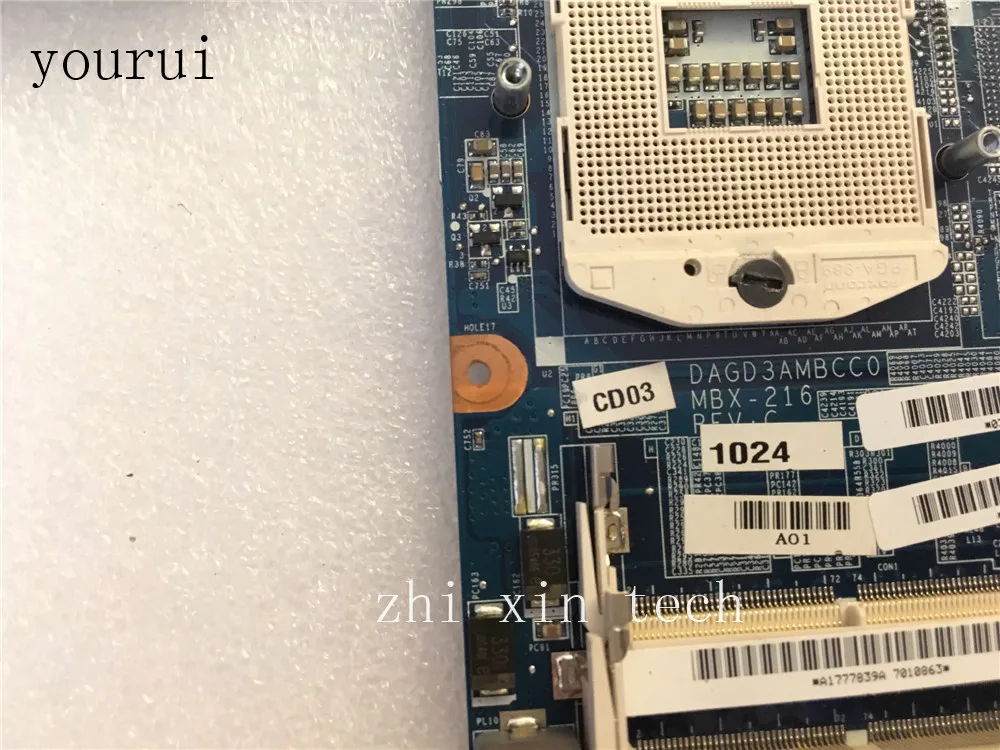 Yourui для sony Vaio серии MBX-216 ноутбук motherbpard DAGD3AMBCC0 DDR3 тестовая работа идеальная