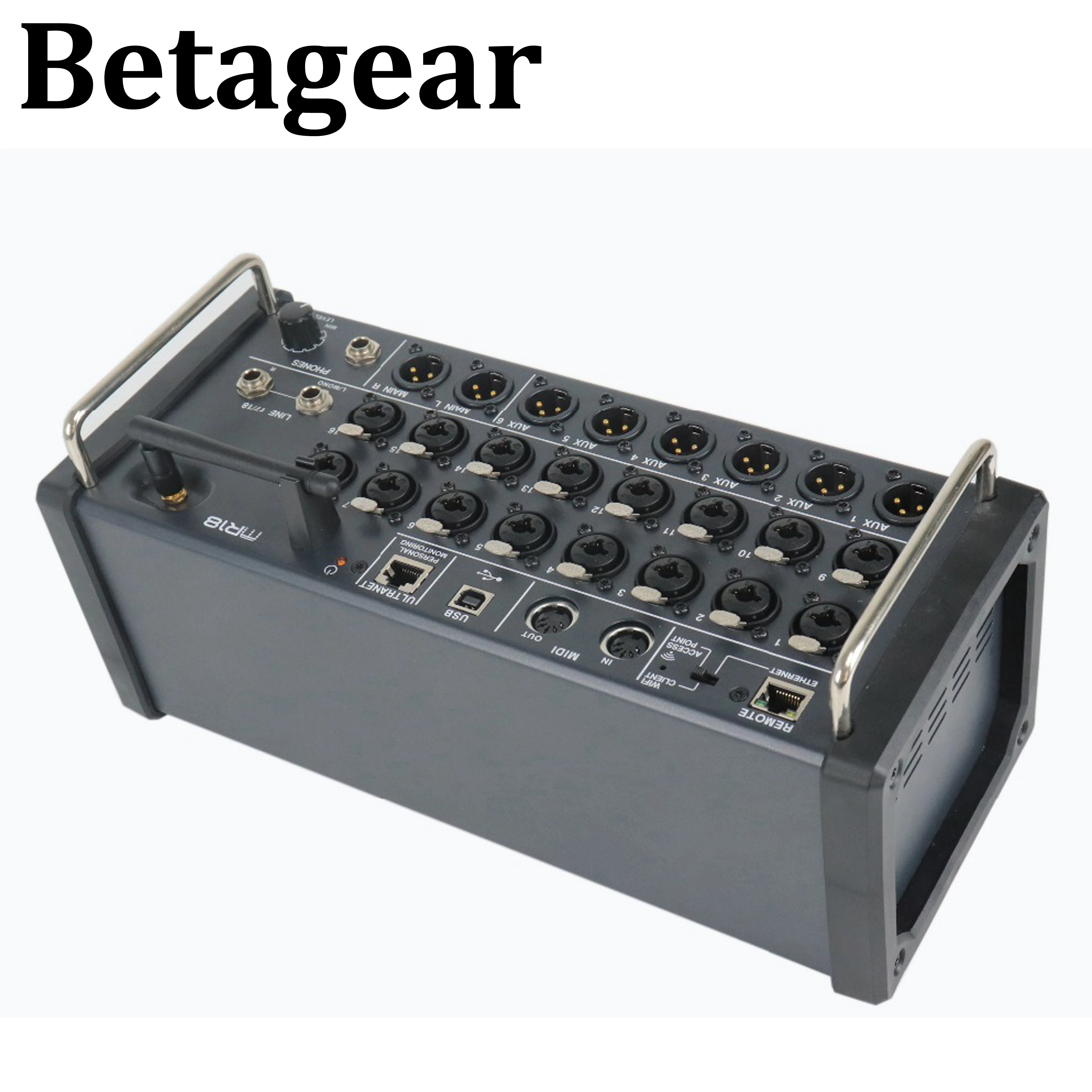 Betagear 18 channel mr18  mixer audio dj equipment