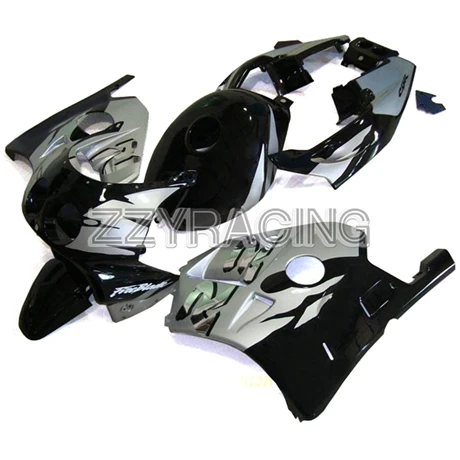 Выполните Обтекатели Наборы для Honda CBR250RR MC22 1990 1991 1992 1993 1994 CBR250RR MC22 ABS Пластик кузов серебристый, черный корпусов