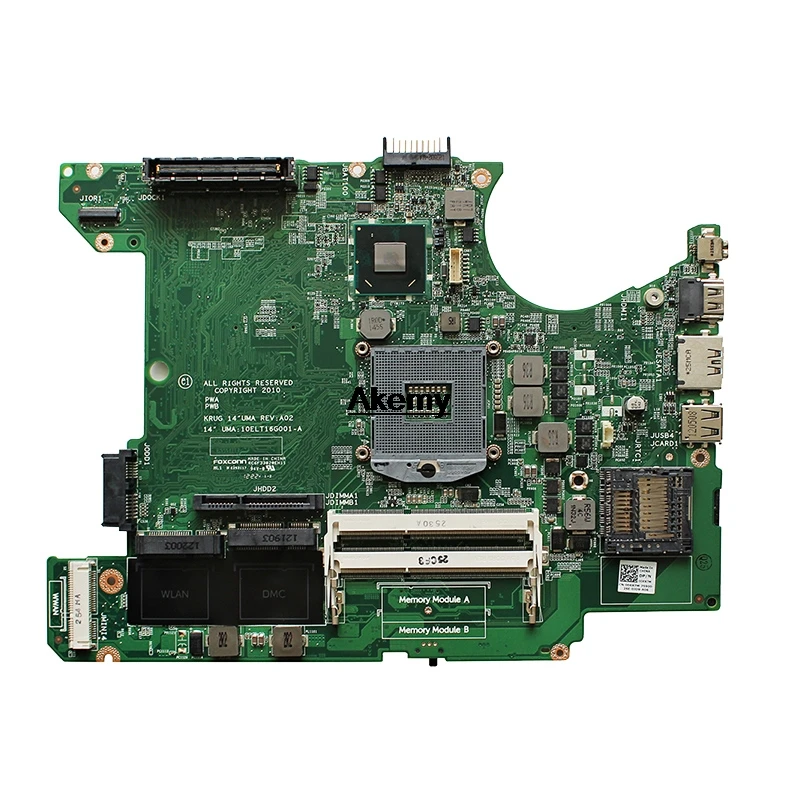 006X7M материнская плата для ноутбука For DELL latitude E5420 HM65 DDR3 PGA988B 10ELT16G001 A|Материнские