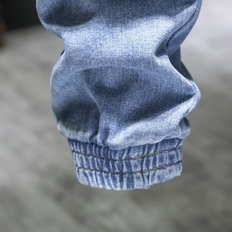 Cheap Jeans men elastic waist plus size full length denim pants very big size M-7XL Jeans For Jeans Men Big Sizes Fashion Big Sizes