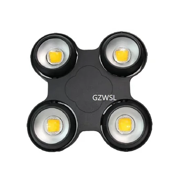 

4pcs/lot Ip65 waterproof Led 4pcsx10W warm white cob blinder par can stage lighting for outdoor 4 eyes led bar light