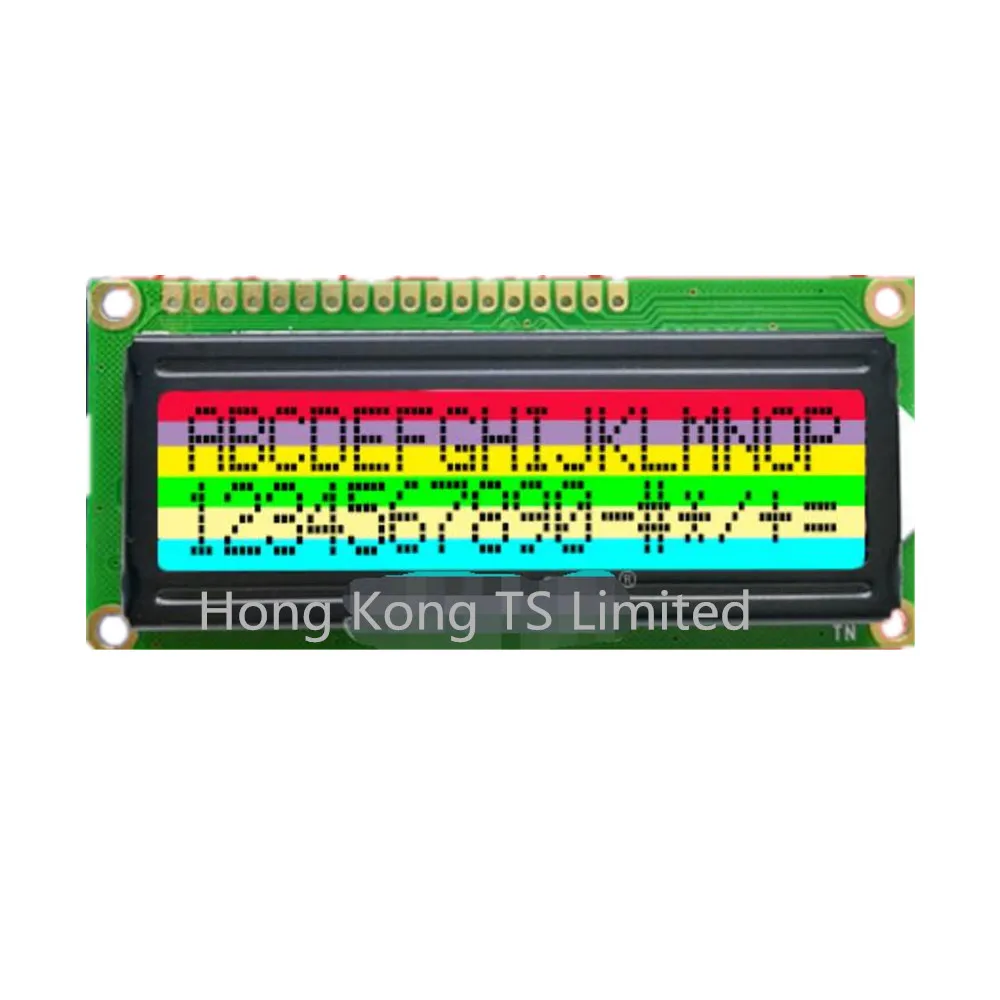 SMR1602-L 1602RGB цветная подсветка 1602L ЖК-экран lcd 1602 Промышленный экран HD 1602 RGB подсветка