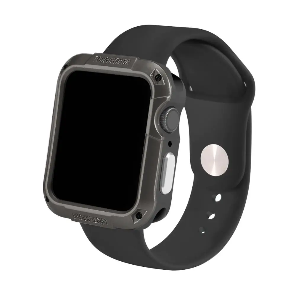 Armadura carcasa de pantalla protectora para iwatch Apple Watch 6 5 4 3 2 1 SE 44mm 40mm 42mm 38mm 38mm 38 40mm cubierta protectora protección de película