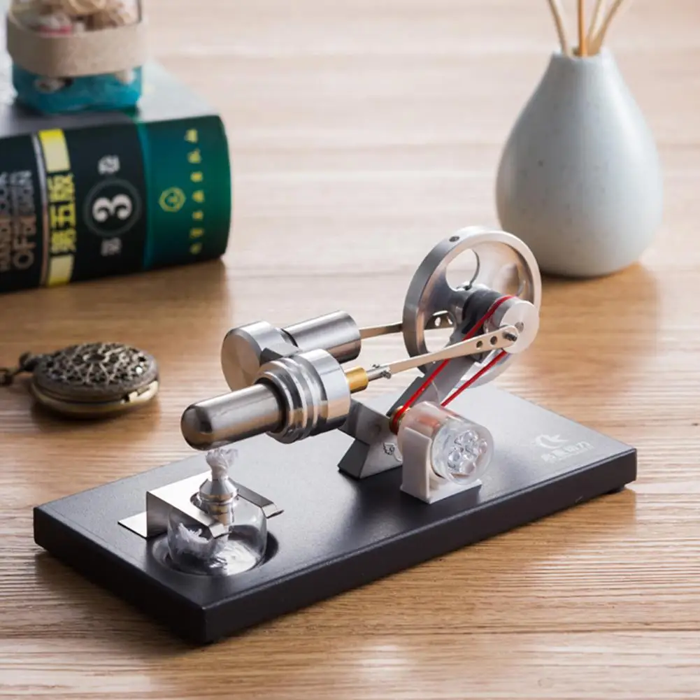 

Hot Air Stirling Engine Generator Model Science Experiment Education Physics Toy New