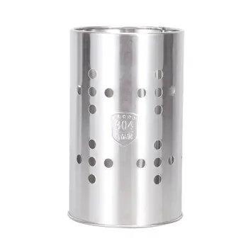 

1Pc Chopstick Holder Stainless Steel Tableware Cylinder Cutlery Utensil Holder Storage Holder Multi-Purpose Chopsticks Container