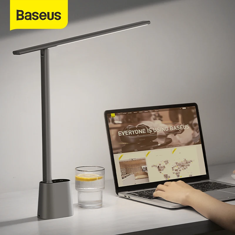 Lampada da scrivania a LED Baseus luminosit adattiva intelligente protezione degli occhi studio lampada da tavolo