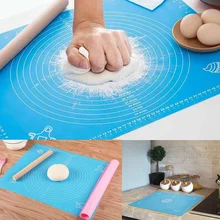 40X60 см антипригарный силиконовый коврик для выпечки коврик для раскатки теста термостойкий Коврик Кондитерская доска силиконовый коврик для выпечки с измерением