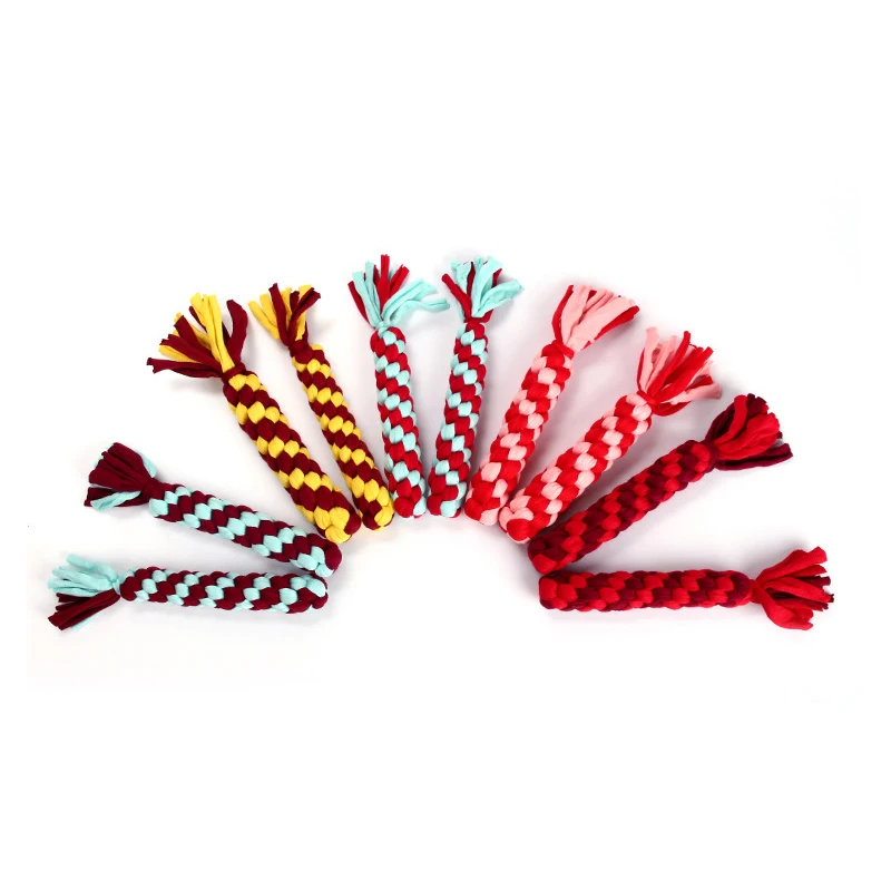 

Toughness Colorful Pet Molar Toy Cotton Rope Knot Dog Toy