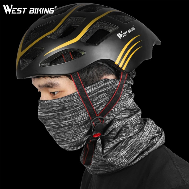WEST BIKING, зимняя велосипедная шапка, Флисовая теплая маска для лица, Лыжный спорт, рыбалка, катание на коньках, головные уборы, теплая маска для бега, шапка