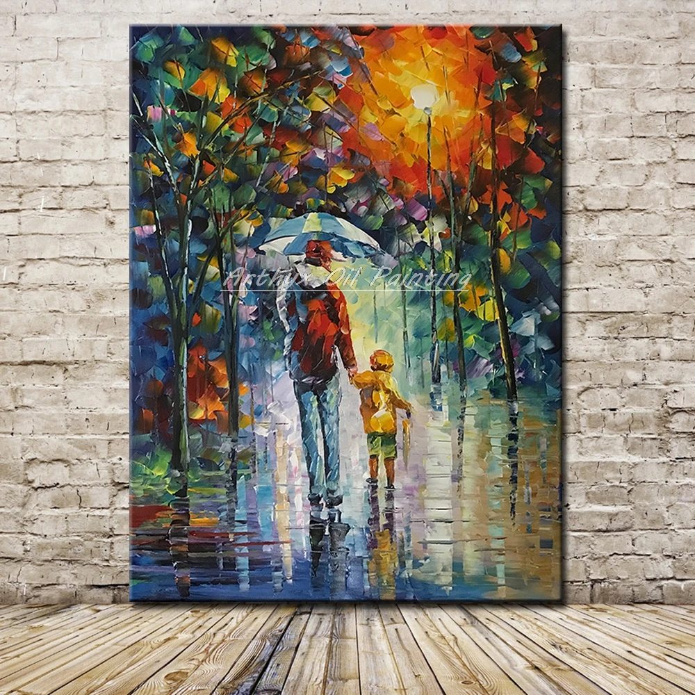 Arthyx 大型塗装パレットナイフ油彩画現代抽象壁アート画像リビングルームの家装飾 Hand Painting Oil Paintingpaintings On Canvas Aliexpress