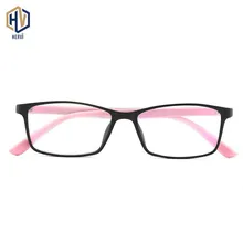 Анти-голубой свет квадратные очки рамки Для мужчин Для женщин TR90 предписанные оправы очков Сверхлегкий очки унисекс