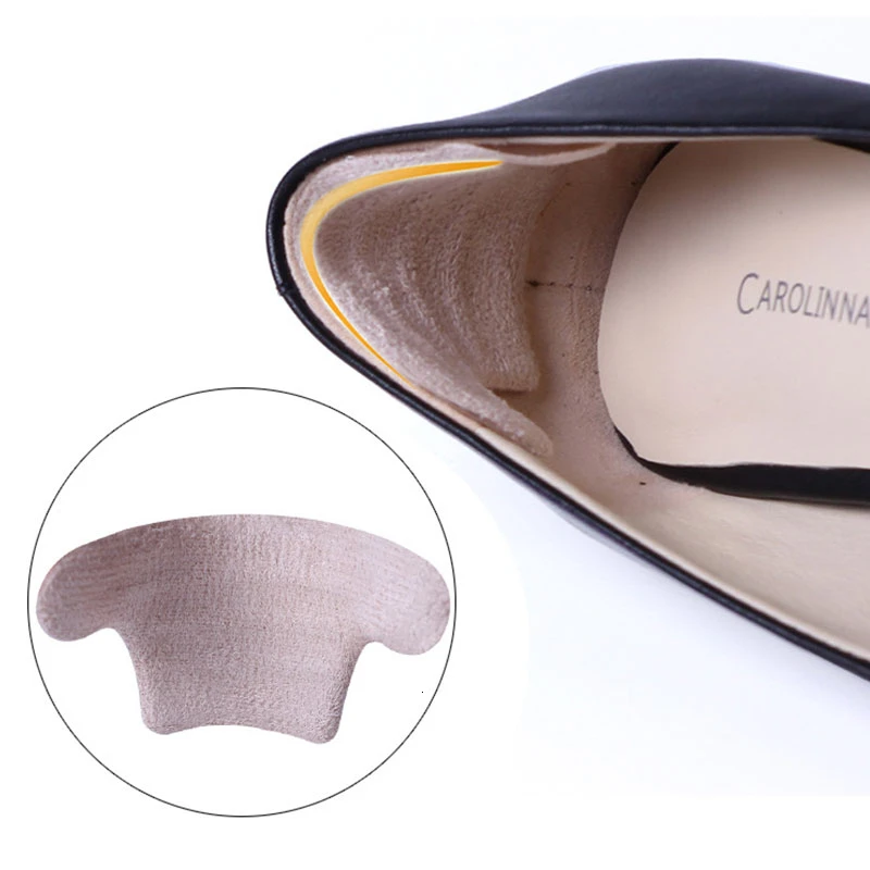 

1 Pair Feet Care For Women Inserts Foot Protection Insoles Inserts Lining Insoles Protector Pads Sticky Cushion Back Heel Shoes