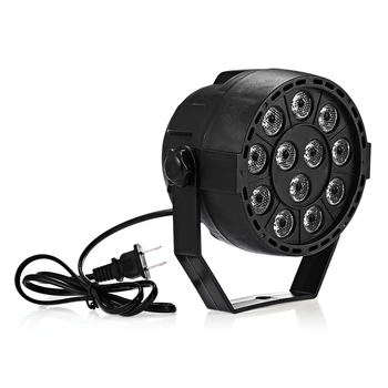 

Par Light 12 LED RGB 3IN1 18W Stage Lighting effect DMX 512 Club Disco Party Ballroom KTV Bar Wedding DJ Projector Spotlight