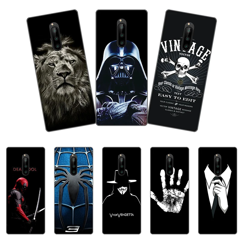 

Soft Silicone Printed Cell Phone Case Cover for Sony Xperia XZ4 Compact Colorful Back Covers cute Cartoon Flower pattened Case