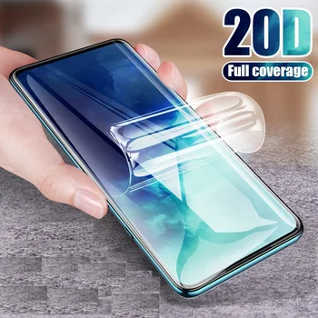 Перейти на Алиэкспресс и купить 9D полное покрытие для Motorola Moto One Zoom защита экрана Гидрогелевая пленка защитная пленка для Motorola Moto Macro Not glass