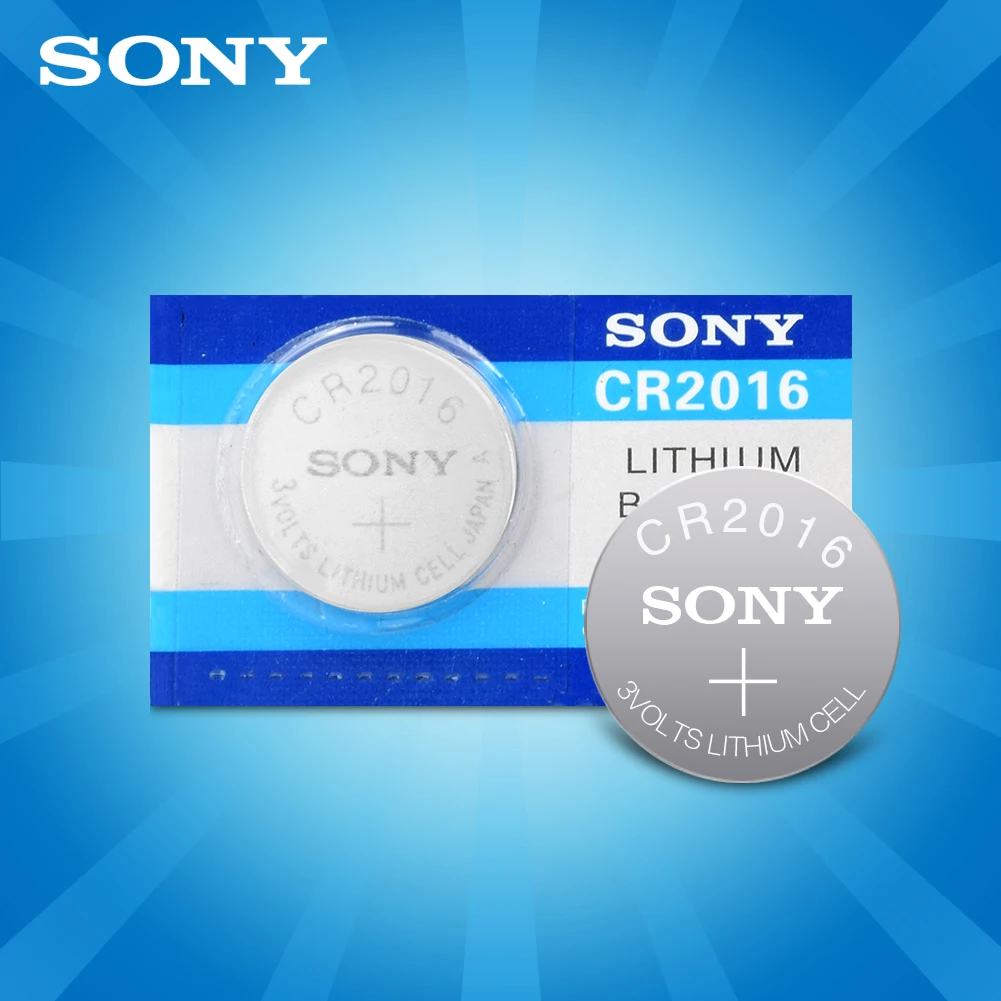 

1PC FOR SONY Quality cr2016 Lithium Battery 3V Li-ion Button Battery Watch Coin Cell Batteries cr 2016 DL2016 ECR2016 BR2016
