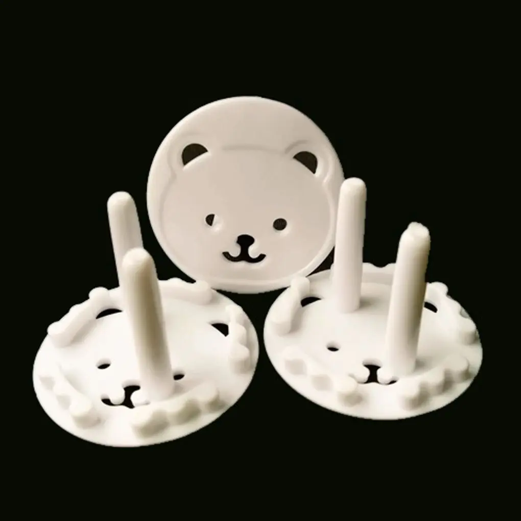 

10pcs Baby Safety Child Electric Socket Outlet Plug Protection Security Two Phase Safe Lock Cover Kids Sockets Cover Plugs