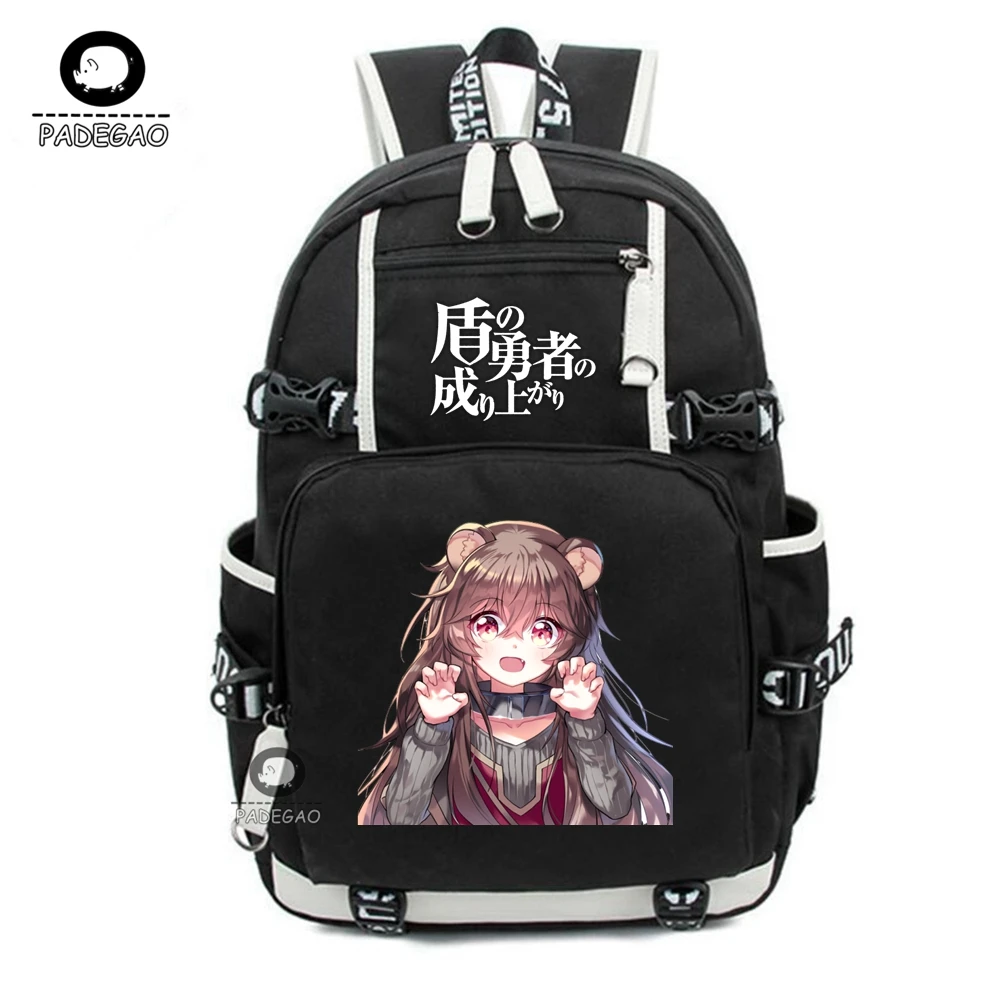 

The Rising of the Shield Hero laptop Travel bags knapsack Tate no Yuusha no Nariagari Oxford Backpack