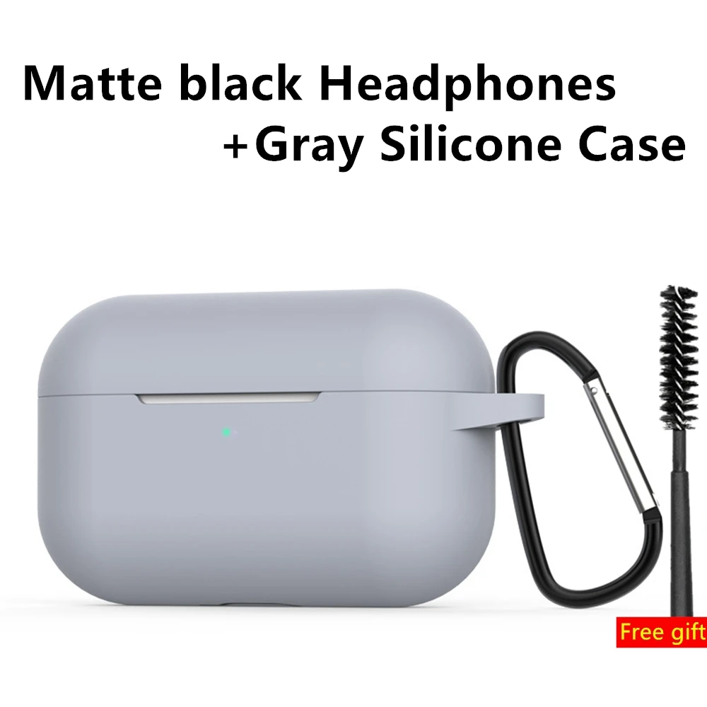 Original i100000 TWS new wireless earphones bluetooth headsets earbuds earphones PK W1 chip i100000 Pro i200000 i50000 i9000 tws - Цвет: black-gray case