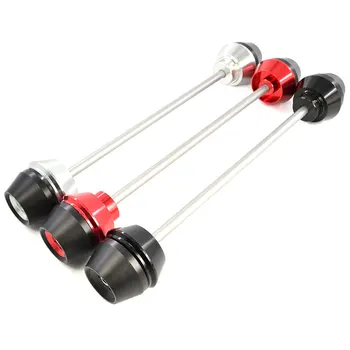 

BJMOTO New Red Motorcycle Parts Crash CNC Aluminum Front Axle Slider Frame Sliders Protector For Ducati DIAVEL 2011-2015