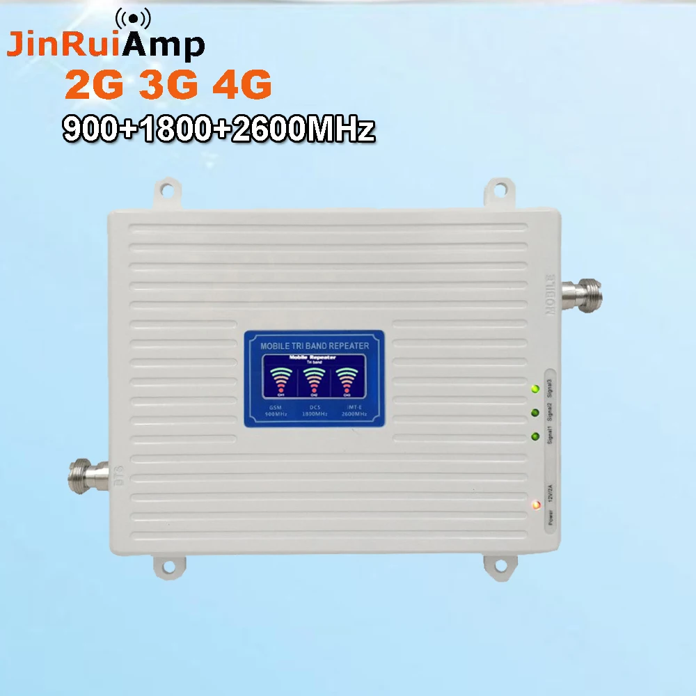 Мобильный ретранслятор GSM 900 DCS/LTE 1800 FDD LTE 2600 трехдиапазонный ретранслятор сигнала 2G 3g 4G усилитель сотового сигнала 4G усилитель