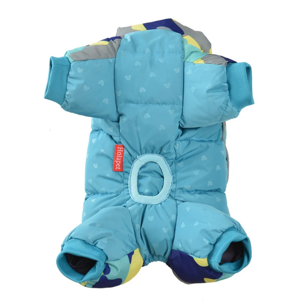 Светоотражающая зимняя теплая верхняя одежда для питомца, костюм для щенка, водонепроницаемая одежда для домашних животных, куртка на молнии