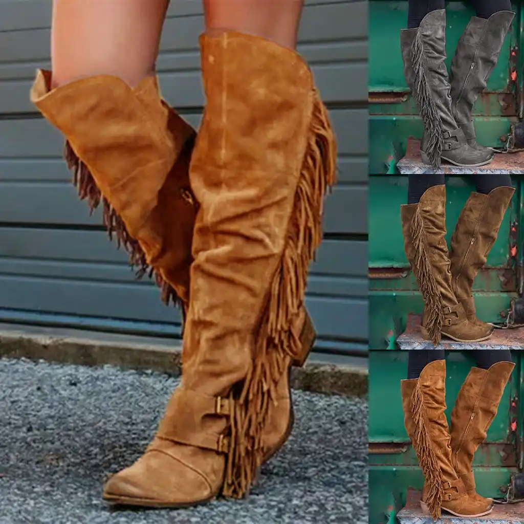 cowboy style motorcycle boots