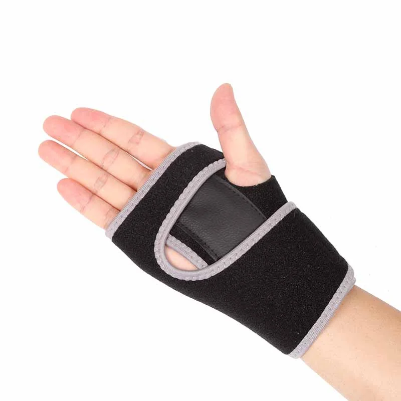 

Useful Splint Sprains Arthritis Band Belt Carpal Tunnel Hand Wrist Support Sport Safety Brace Solid Black