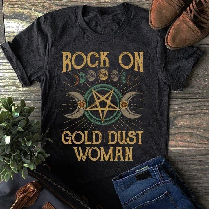 Stevie Nicks Rock On Gold Dust женское платье хлопок S 5Xl ультра F | Мужская одежда