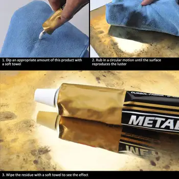 

50g/100g Metal Polish Paste for Cars Watch Mirror Wax Grinding Polishing Paste Wax Metalworking Metal Tools buffing cream