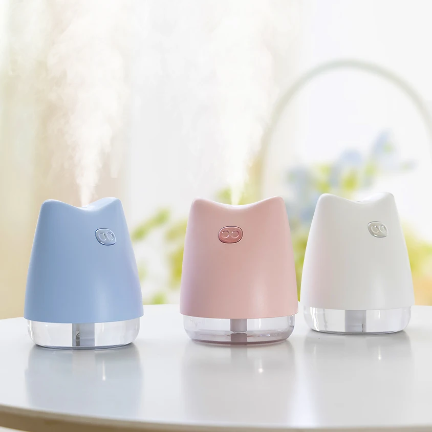 270ML USB Desk Air Diffuser Fogger Aromatherapy Essential Oil Diffuser Car Aroma Diffuser LED Night Light Humidifier mist maker